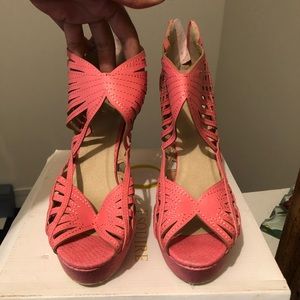 Coral heels